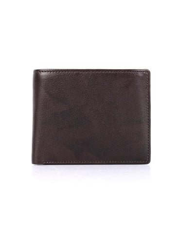 Men's RFID Leather Bifold Wallet with Coin Pocket
