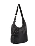 Pack n Fold Foldable Hobo Crossbody Bag Black