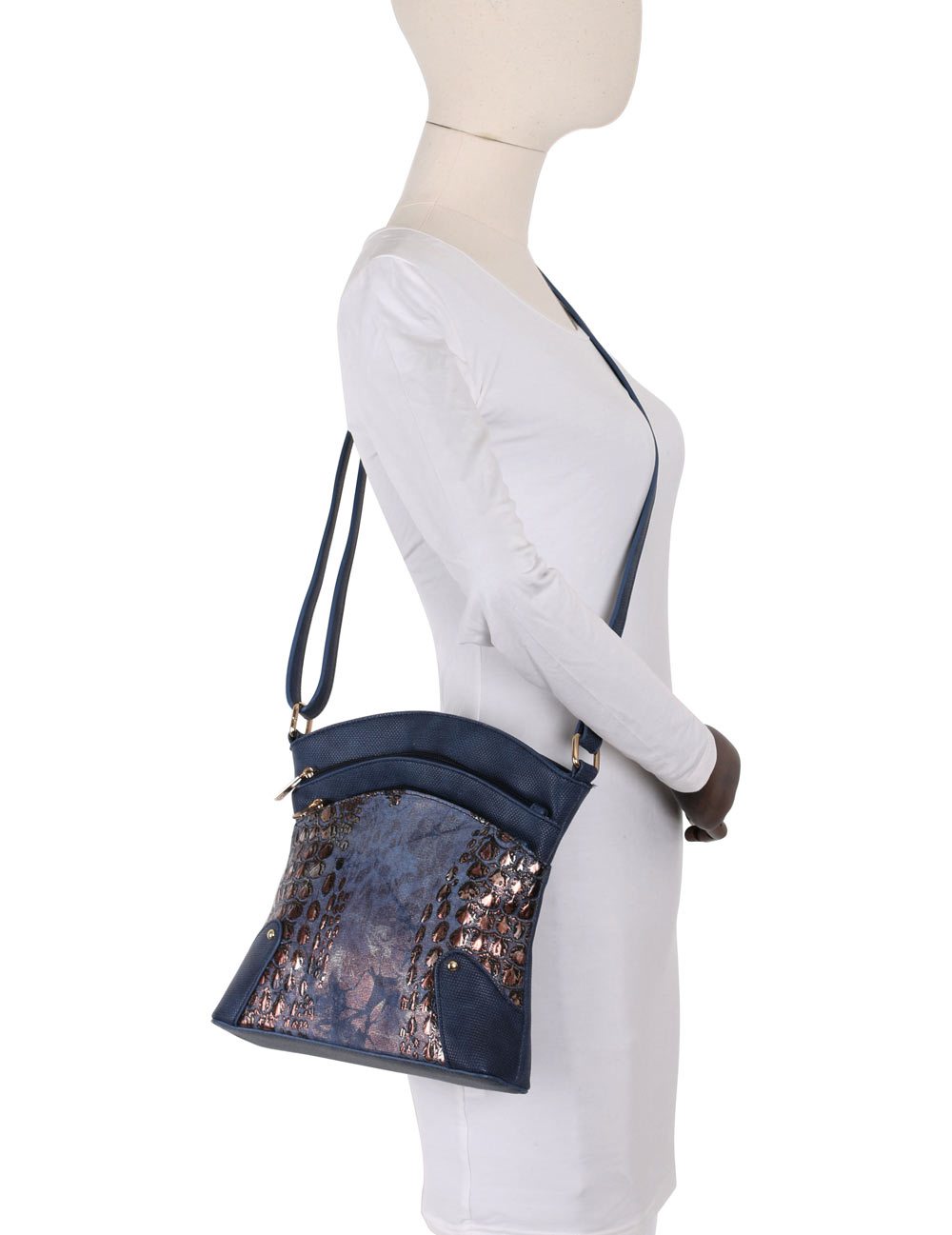 Eva Women's Crossbody Bag Navy - karlahanson.com