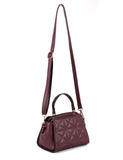 Florence Women's Quilted Crossbody Bag Wine