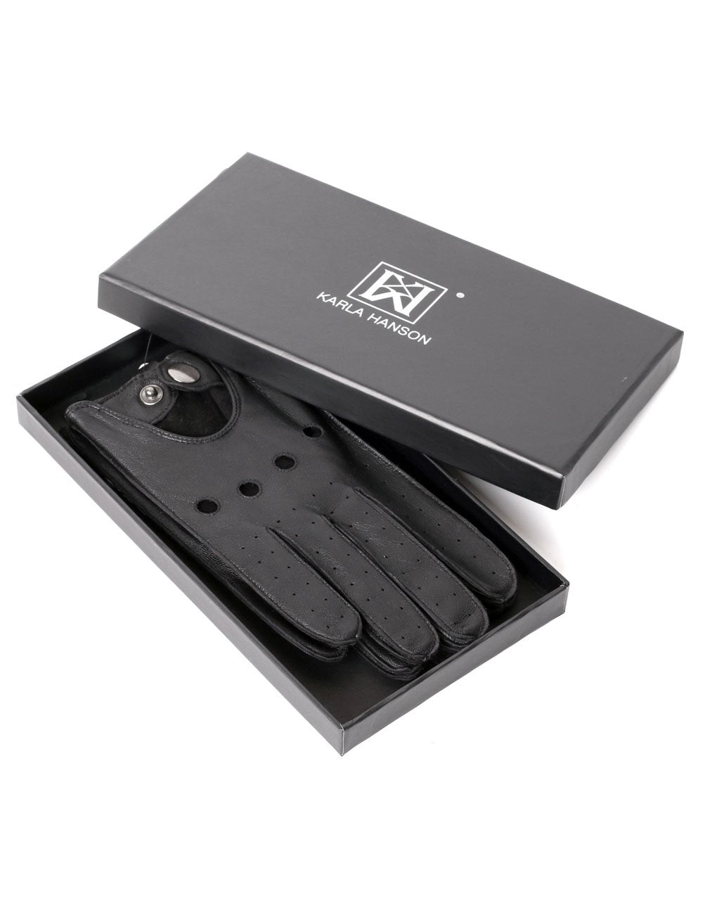 Women's Deluxe Leather Touch Screen Driving Gloves
