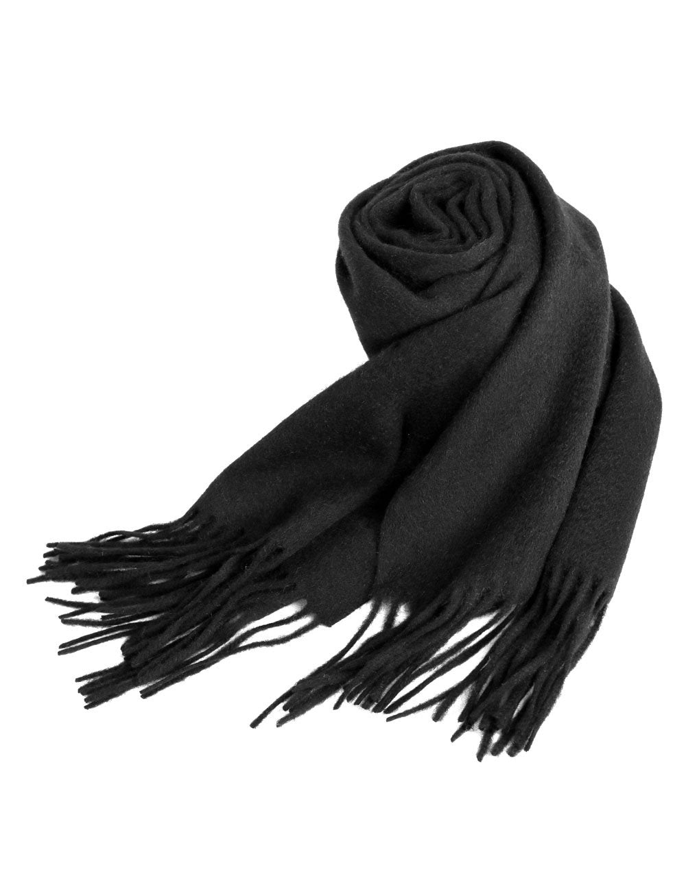 Classic Fringe Wool Scarf