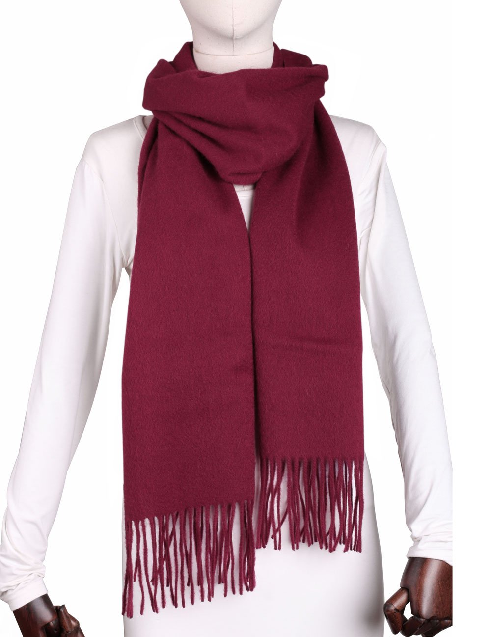Classic Fringe Wool Scarf