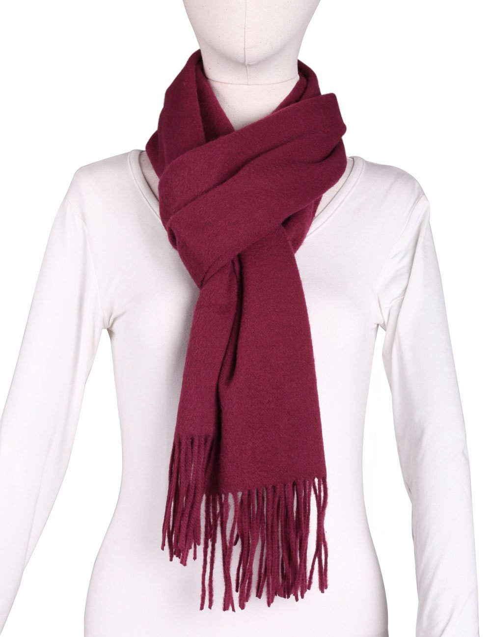 Classic Fringe Wool Scarf
