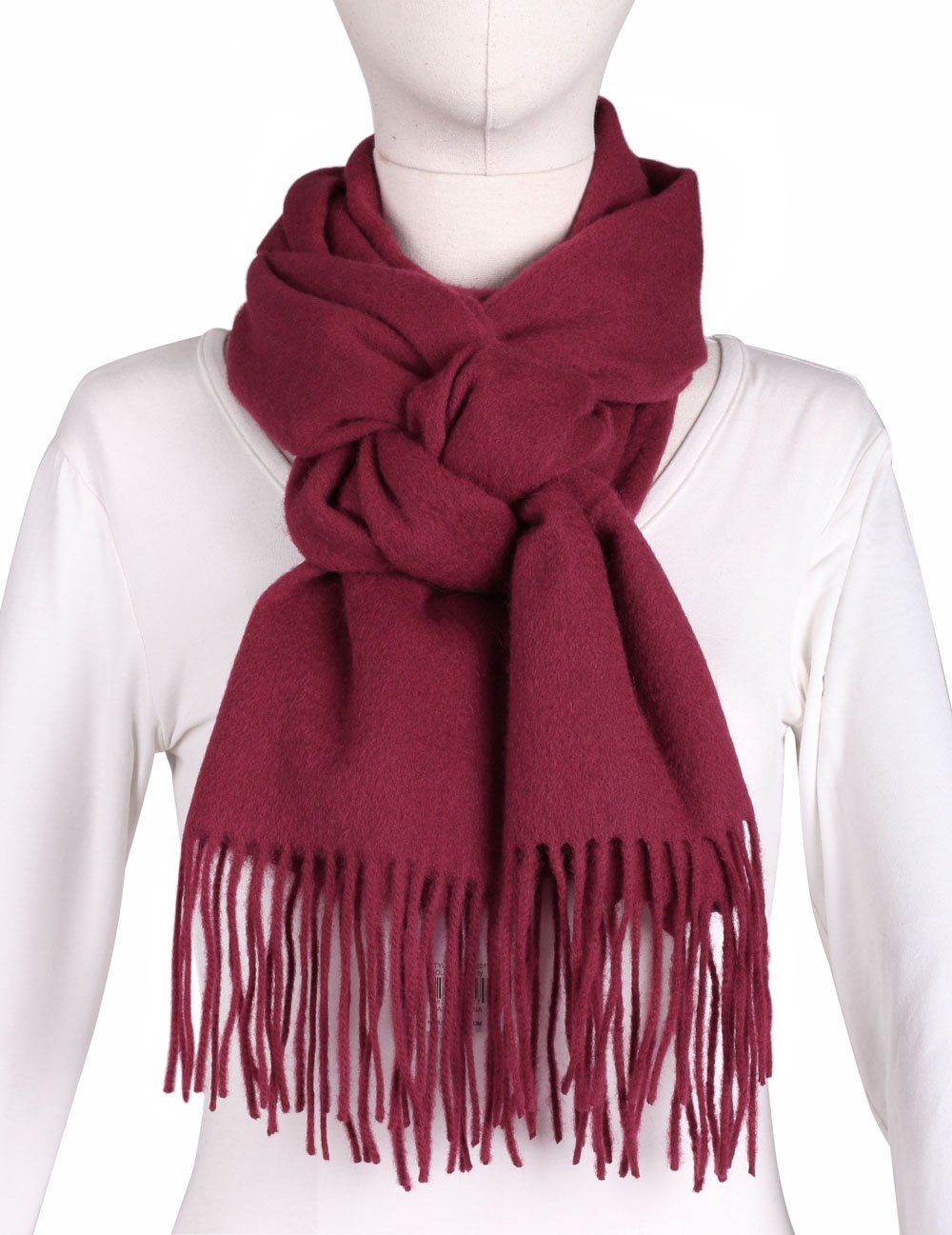 Classic Fringe Wool Scarf