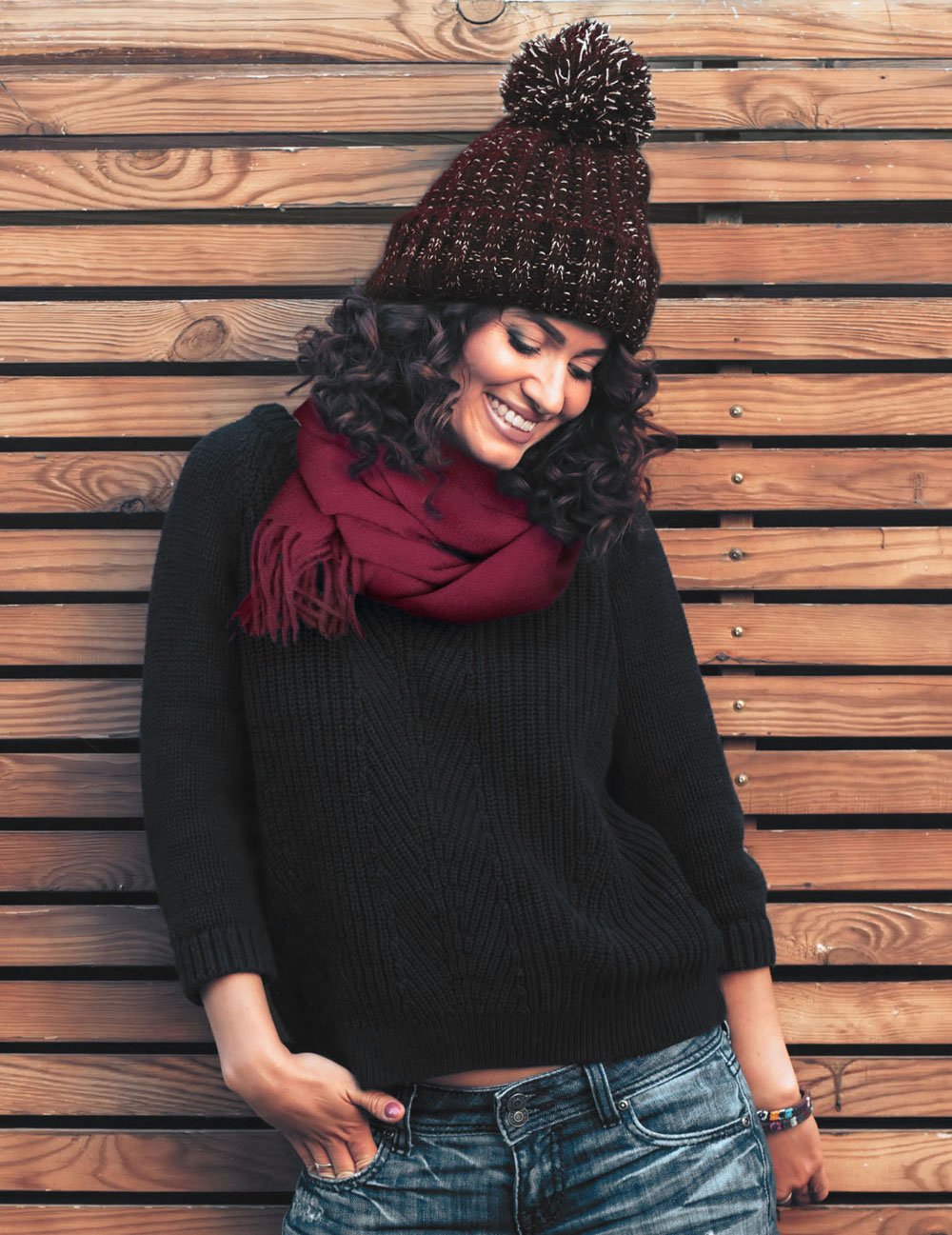 Classic Fringe Wool Scarf