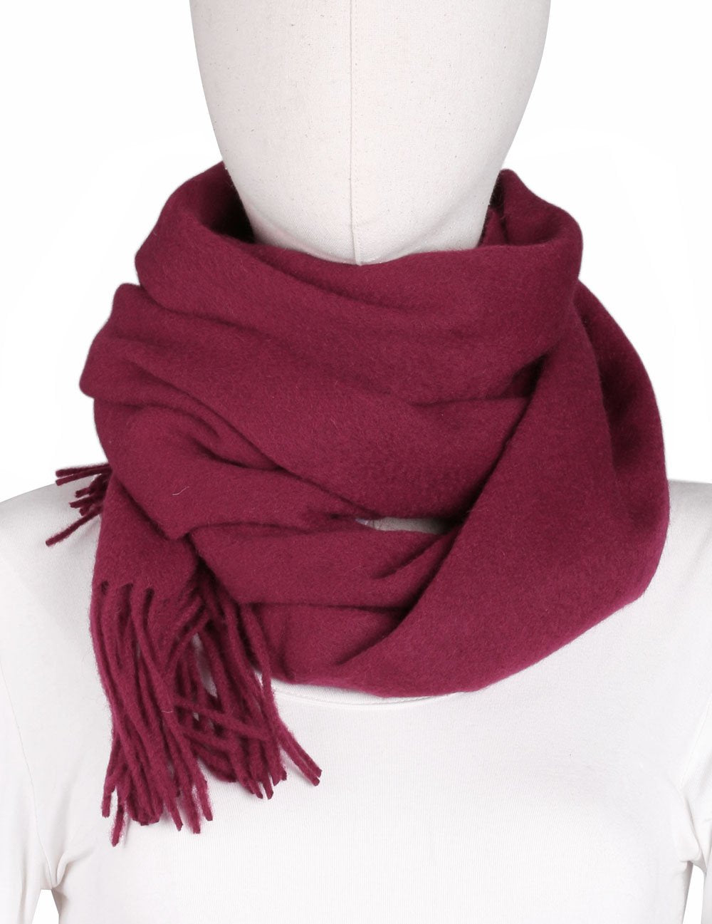 Classic Fringe Wool Scarf