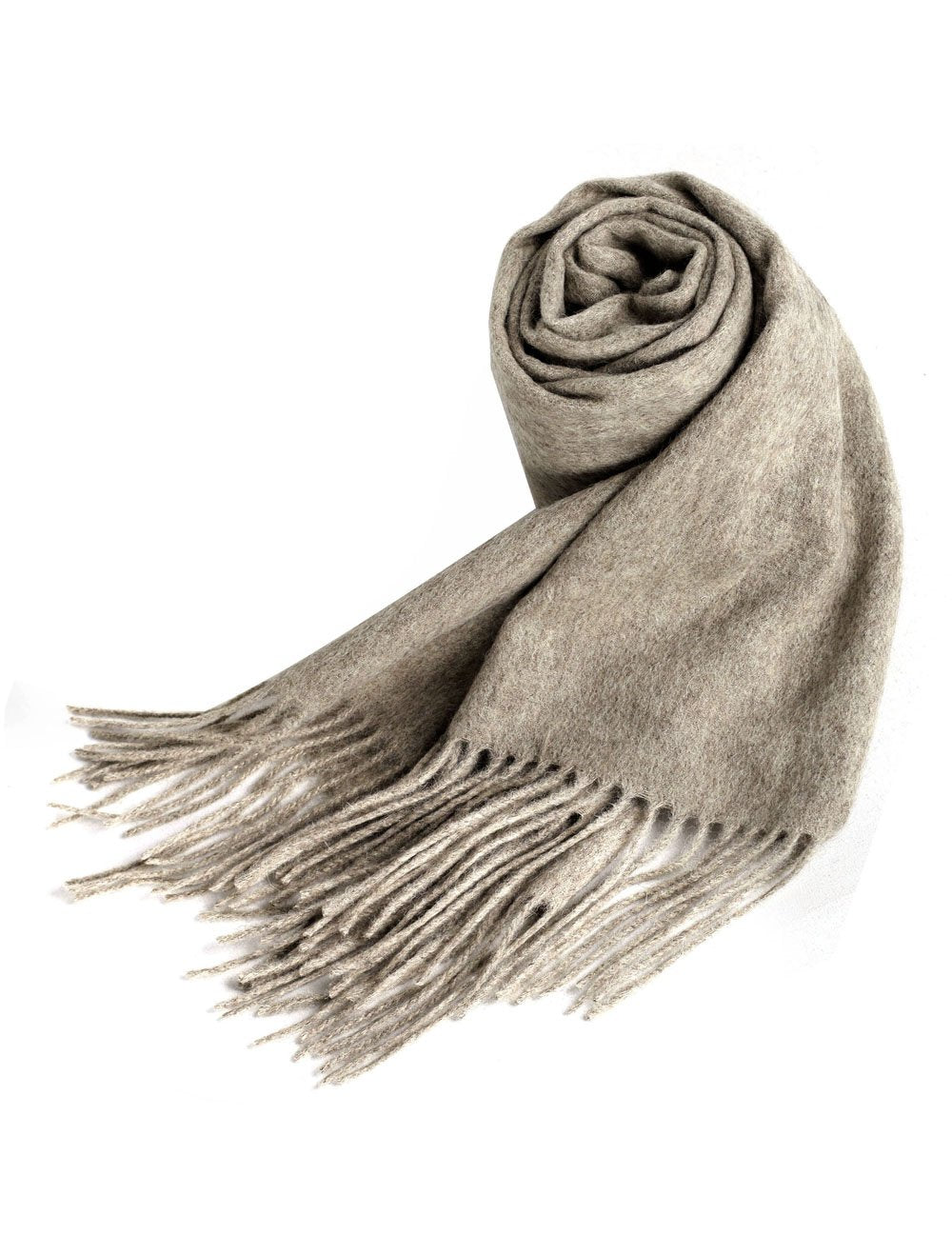 Classic Fringe Wool Scarf