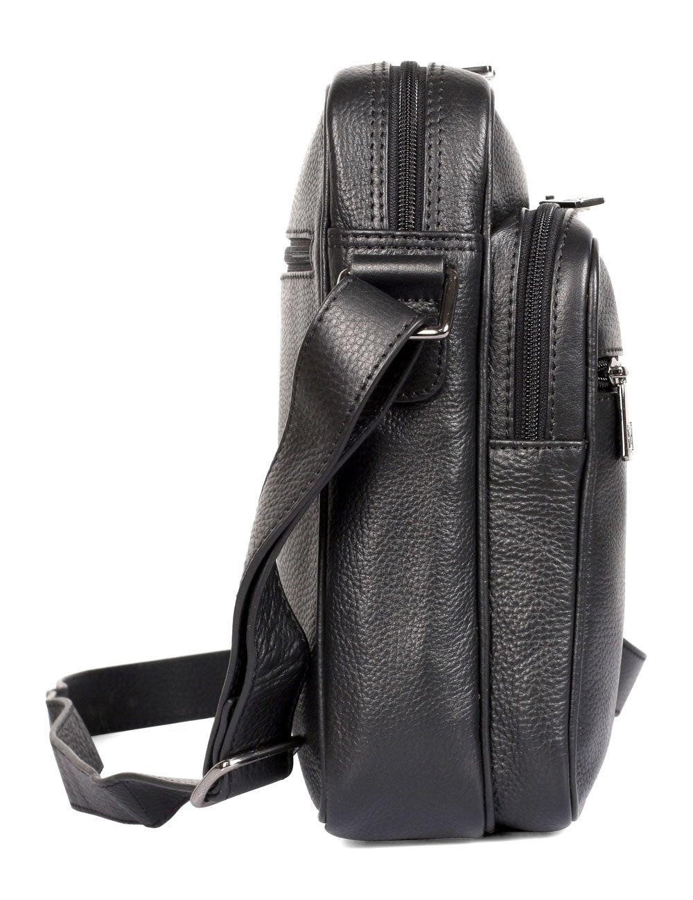 Roger RFID Blocking Leather Crossbody Bag