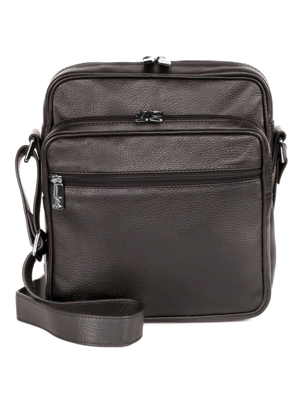 Roger RFID Blocking Leather Crossbody Bag