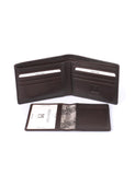 Men's RFID Leather Bifold Wallet with Top Card Holder Insert