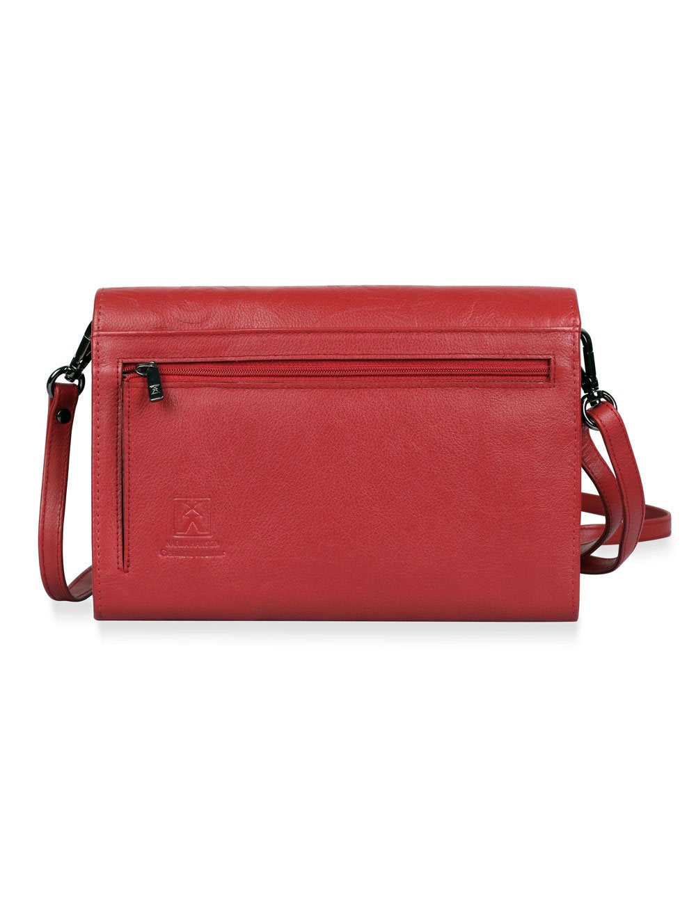 Delia RFID Blocking Leather Travel Crossbody Clutch