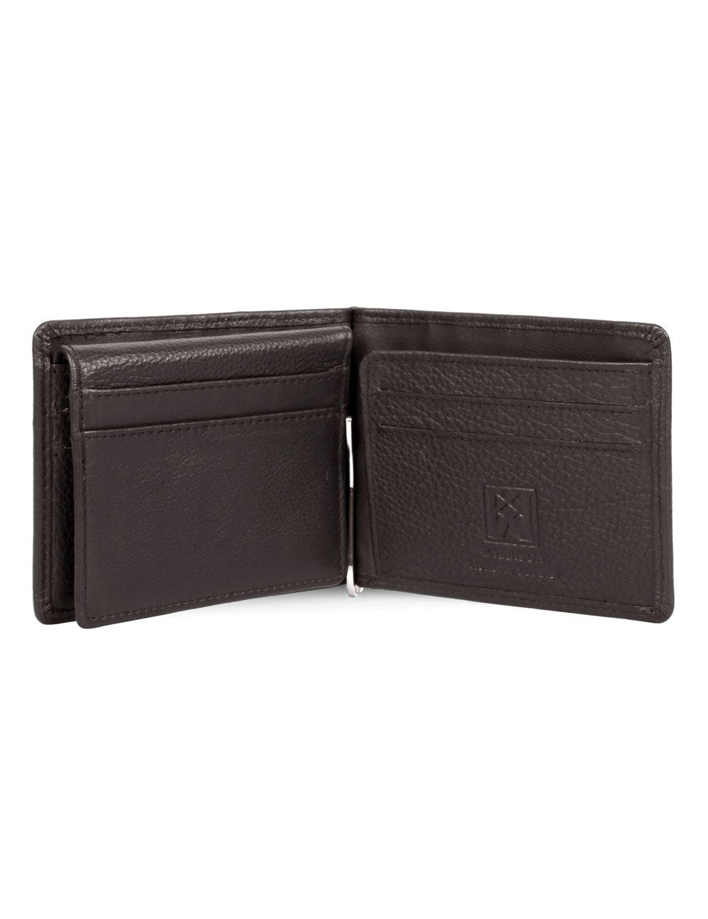 Martin RFID Leather Money Clip with Card Holder Insert