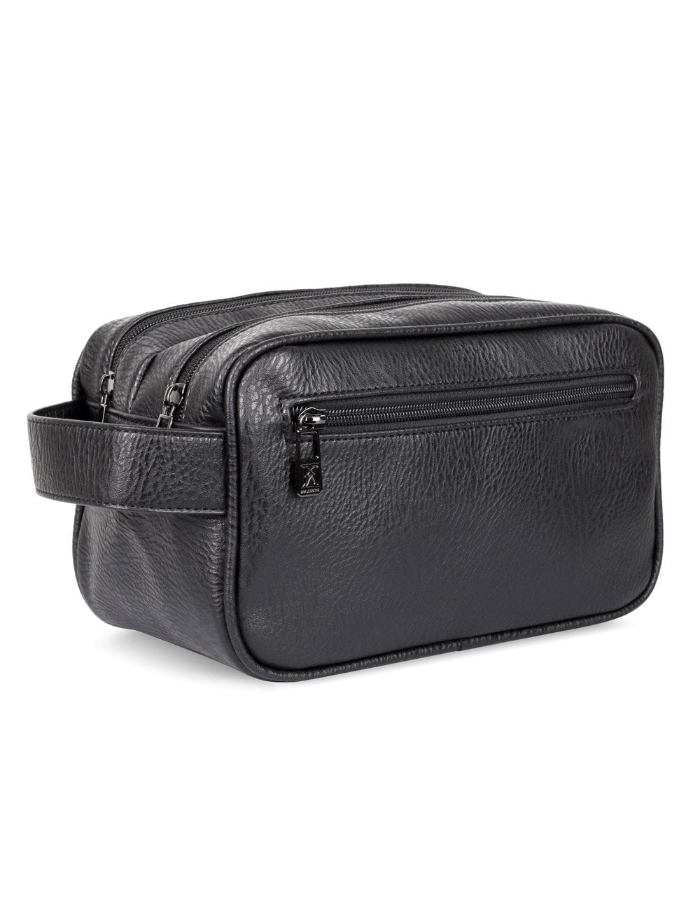 Men's Double-Compartment Travel Toiletry Bag Black