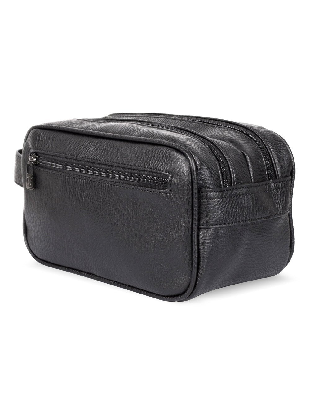 Men's Double-Compartment Travel Toiletry Bag Black