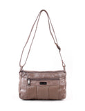 Jamie Women's Genuine Leather Compact Travel Crossbody Bag