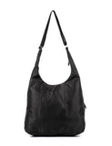 Pack n Fold Foldable Hobo Crossbody Bag Black