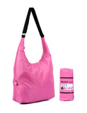 Pack n Fold Foldable Hobo Crossbody Bag Pink