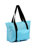 Pack n Fold Foldable Travel Tote Bag Blue