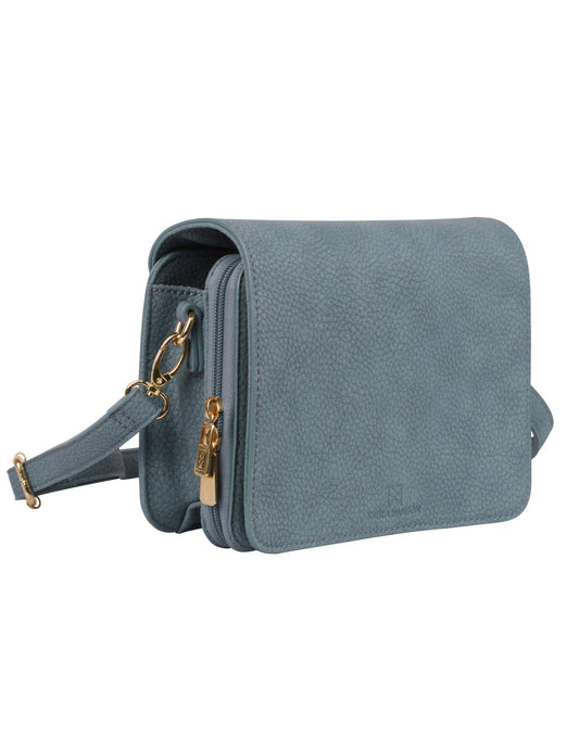 Madison Women's Crossbody Organizer Bag Denim