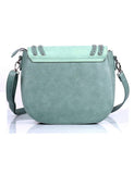 Shere Women's Crossbody Saddle Bag Aqua Marine