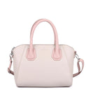 Grace Women's Satchel Bag with Strap Pink Tone