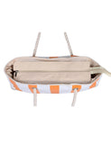 Women's Summer Nautical Stripe Bag Tangerine