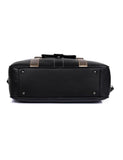Men's Professional & Travel Briefcase Black Bronze Stripe