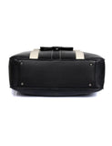 Men's Professional & Travel Briefcase Black White Stripe