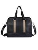 Men's Professional & Travel Duffel Bag Black Bronze Stripe