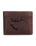 CANADA WILD? Men's Hunter Leather Wallet Elk Stag - karlahanson.com
