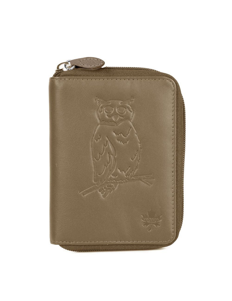 CANADA WILD  Women's Leather Wallet Owl