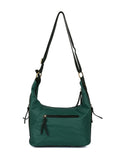 Avery Pre-Washed Women's Hobo Bag Forest Green
