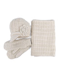 Women's Retro Knit Infinity Scarf Ivory