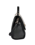 Elena Women's Satchel Bag Black Beige
