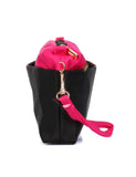 RFID Organizer Swap Bag Pink Black