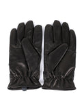 Men's Genuine Leather Touch Screen Gloves with Tab